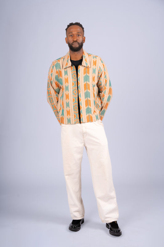Nomad Weave Akwete Jacket | Luxury Streetwear