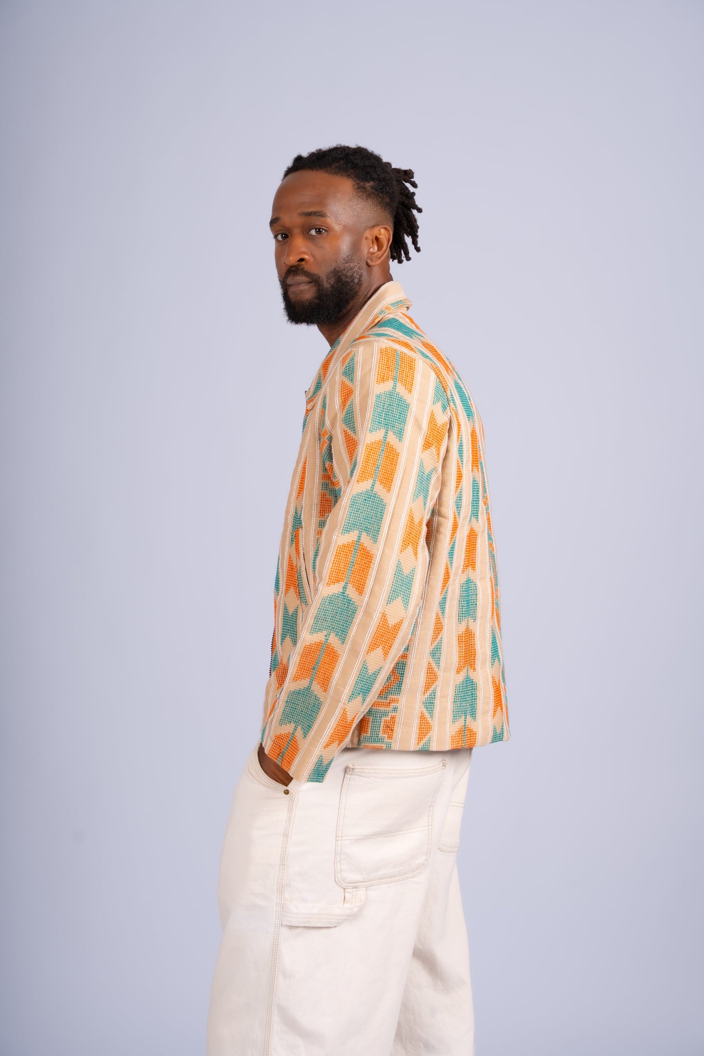 Nomad Weave Akwete Jacket | Luxury Streetwear