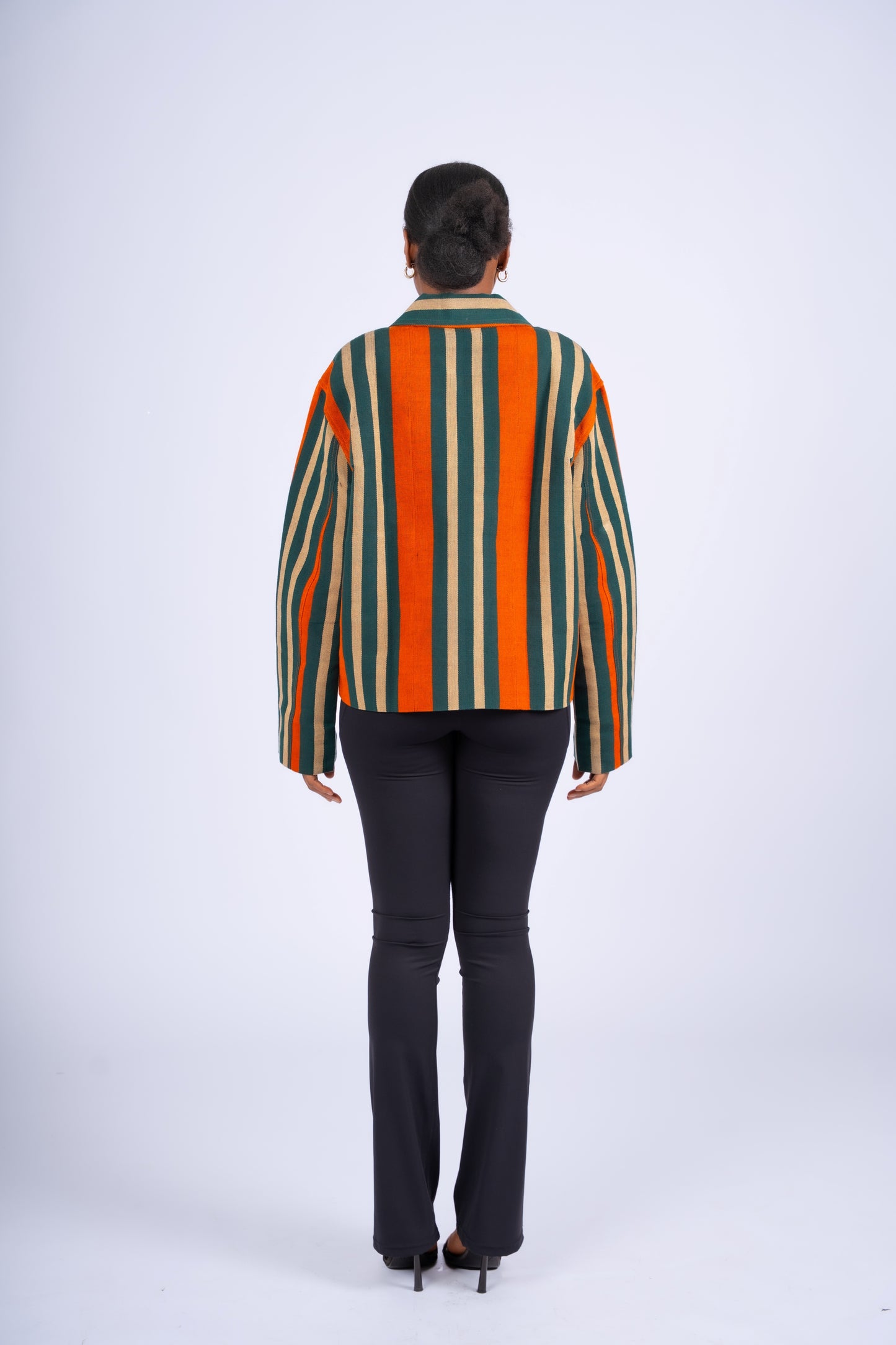 Aso-Oke Bomber Jacket - | Contemporary Streetwear