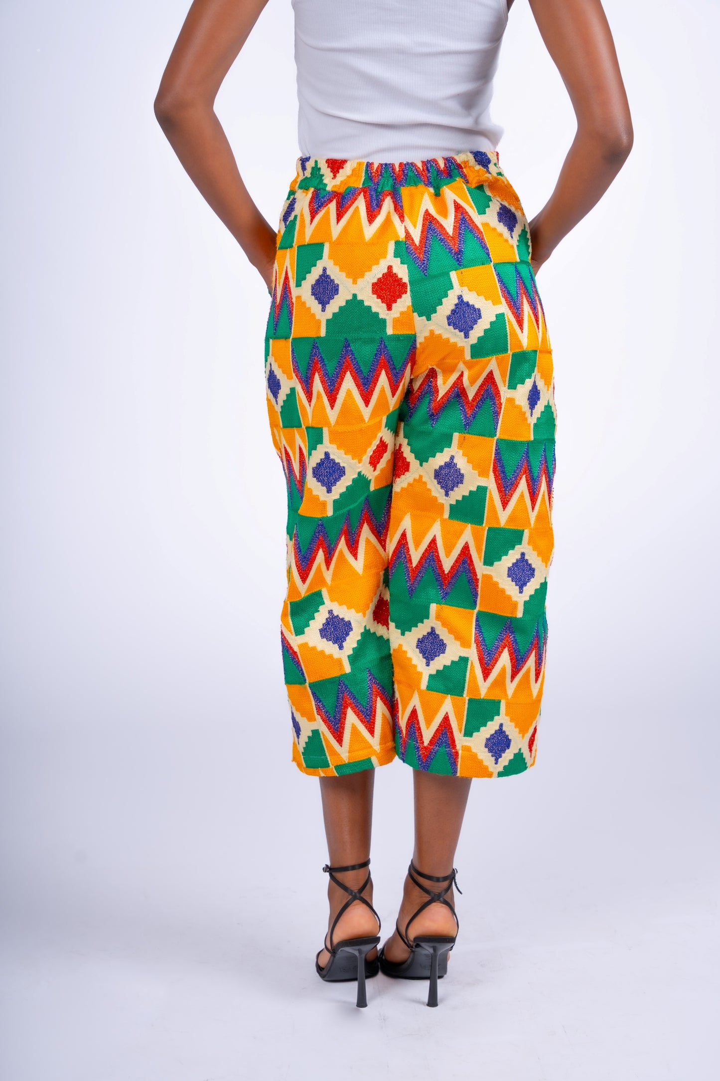 Ember Akwete Wide-Leg Pants| Contemporary Streetwear