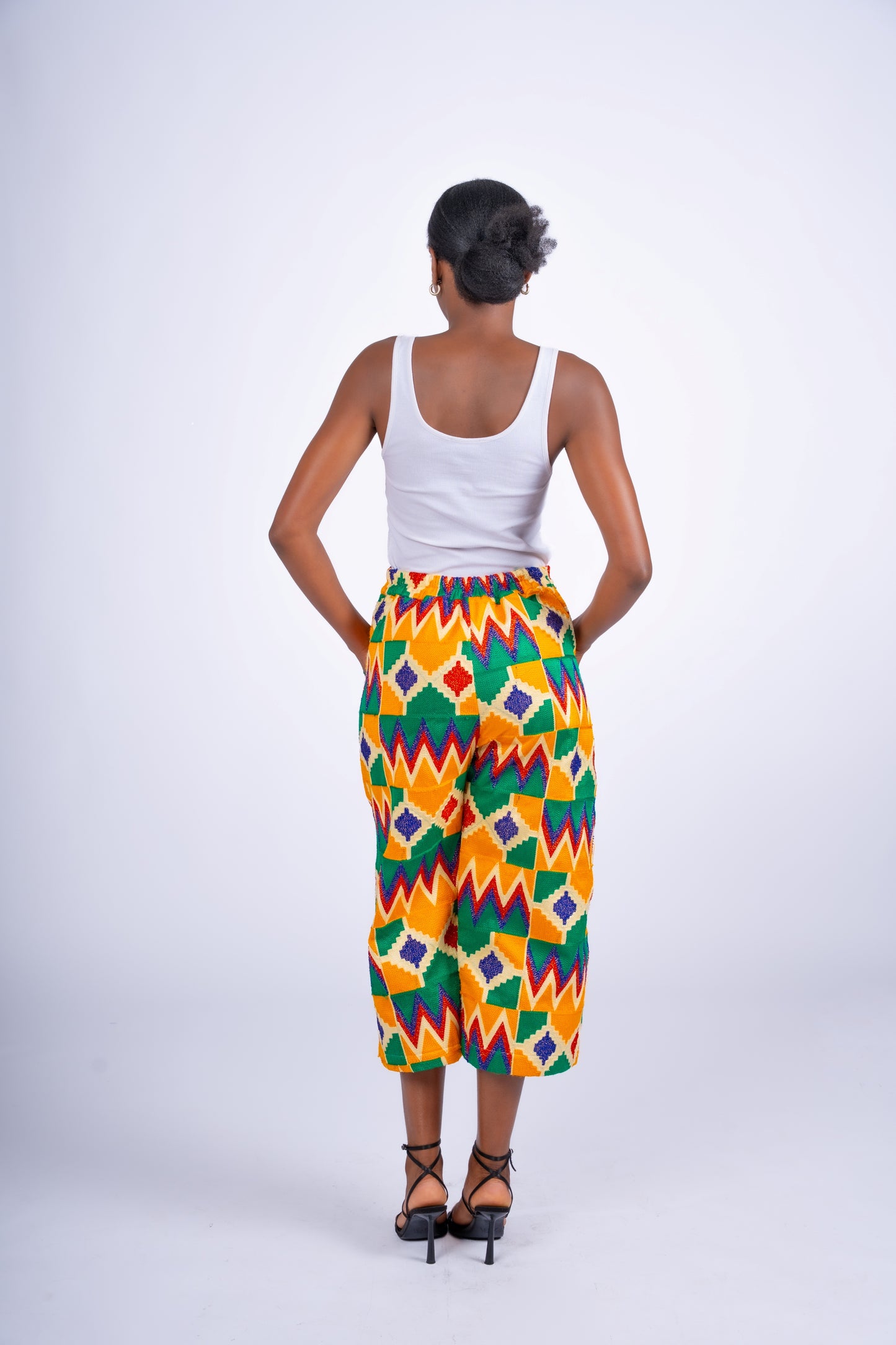 Ember Akwete Wide-Leg Pants| Contemporary Streetwear