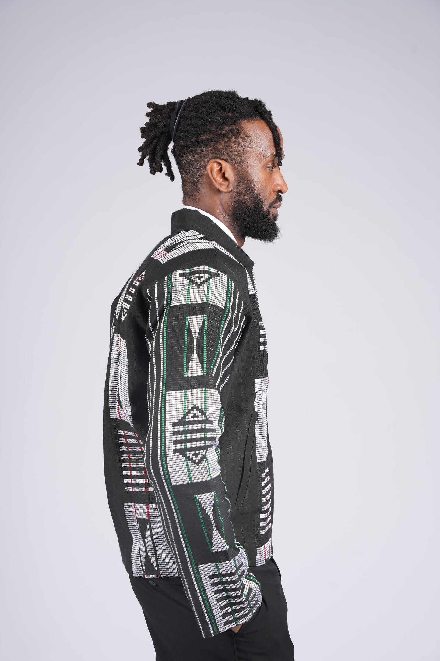 Akwete Bomber Jacket - | Contemporary Streetwear (Grey)