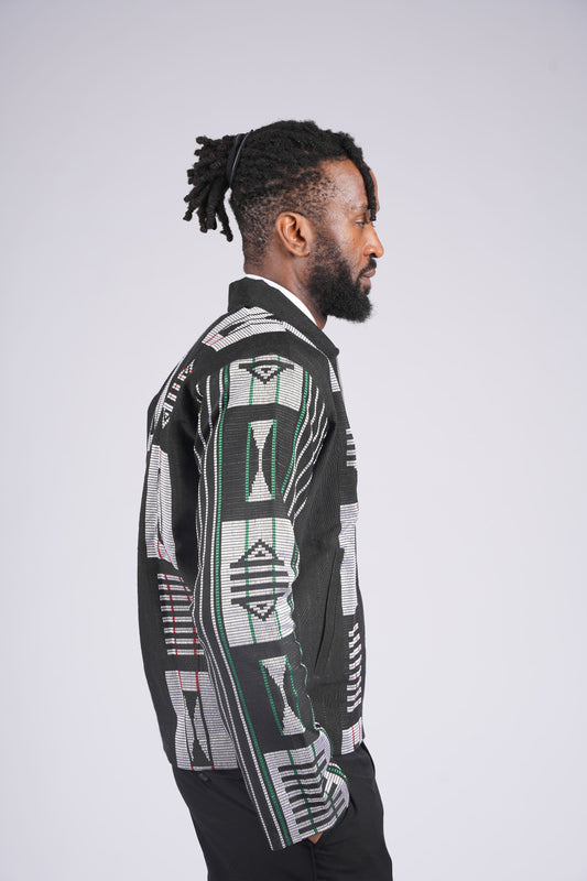 Akwete Bomber Jacket - | Contemporary Streetwear (Grey)