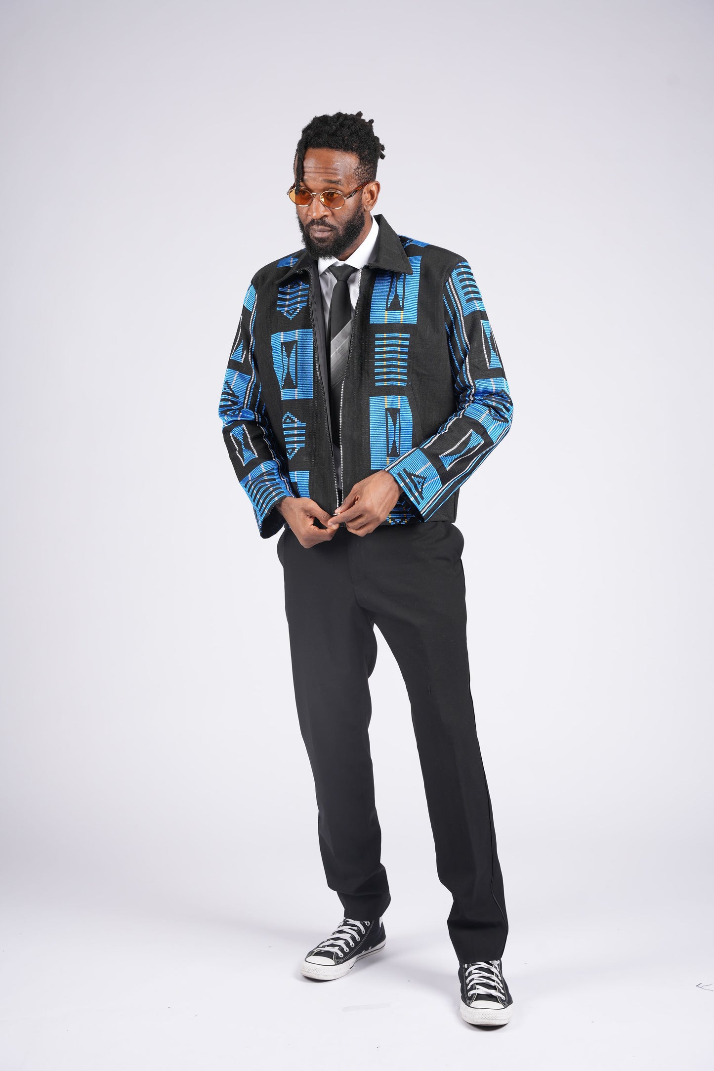 Akwete Bomber Jacket - | Contemporary Streetwear