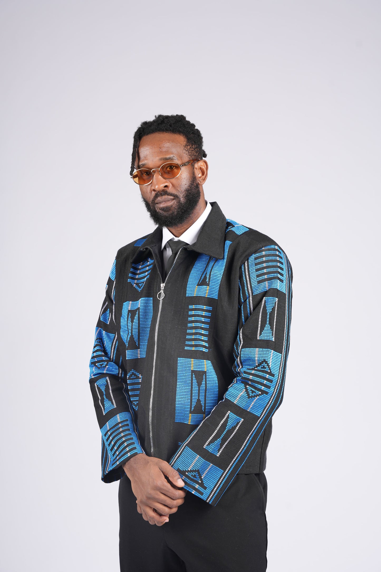 Akwete Bomber Jacket - Handcrafted