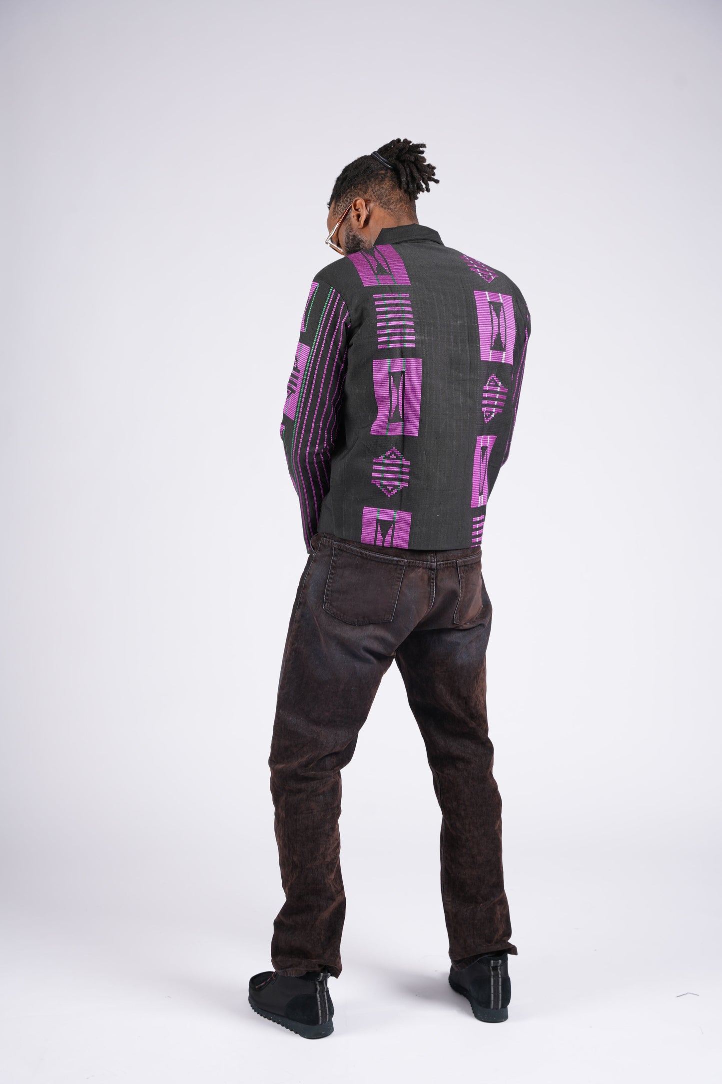 Akwete Bomber Jacket - | Contemporary Streetwear (Purple)