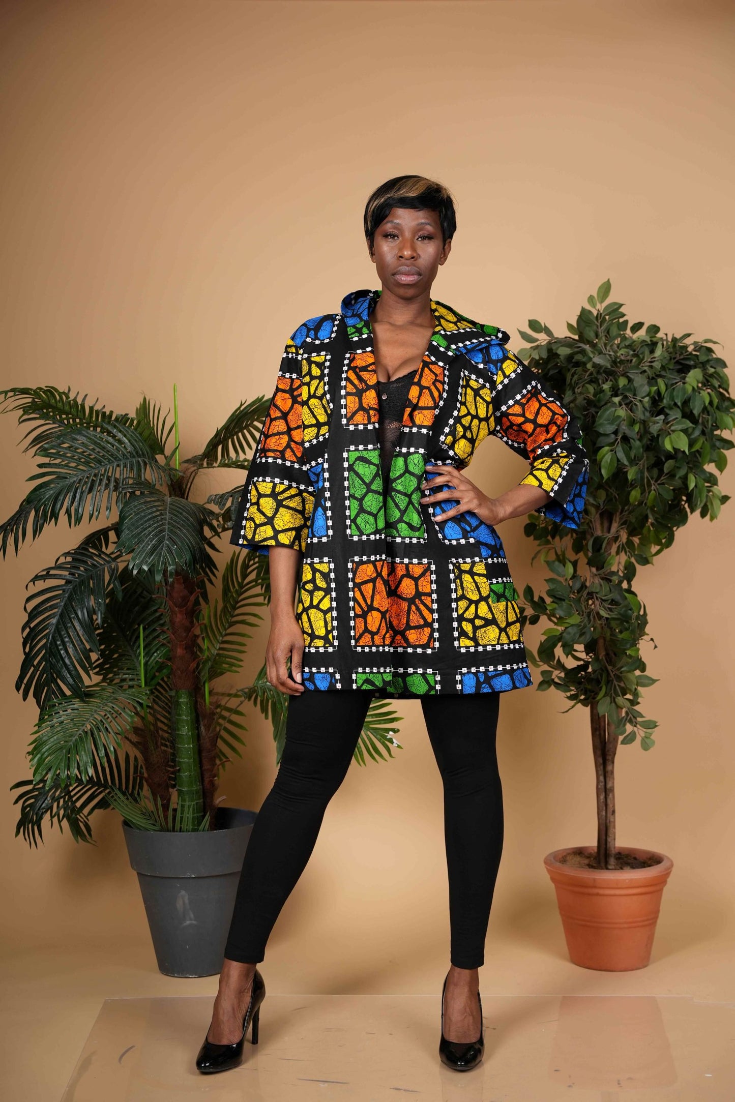 Multi Colour Unisex Kimono | Contemporary Statement Layering