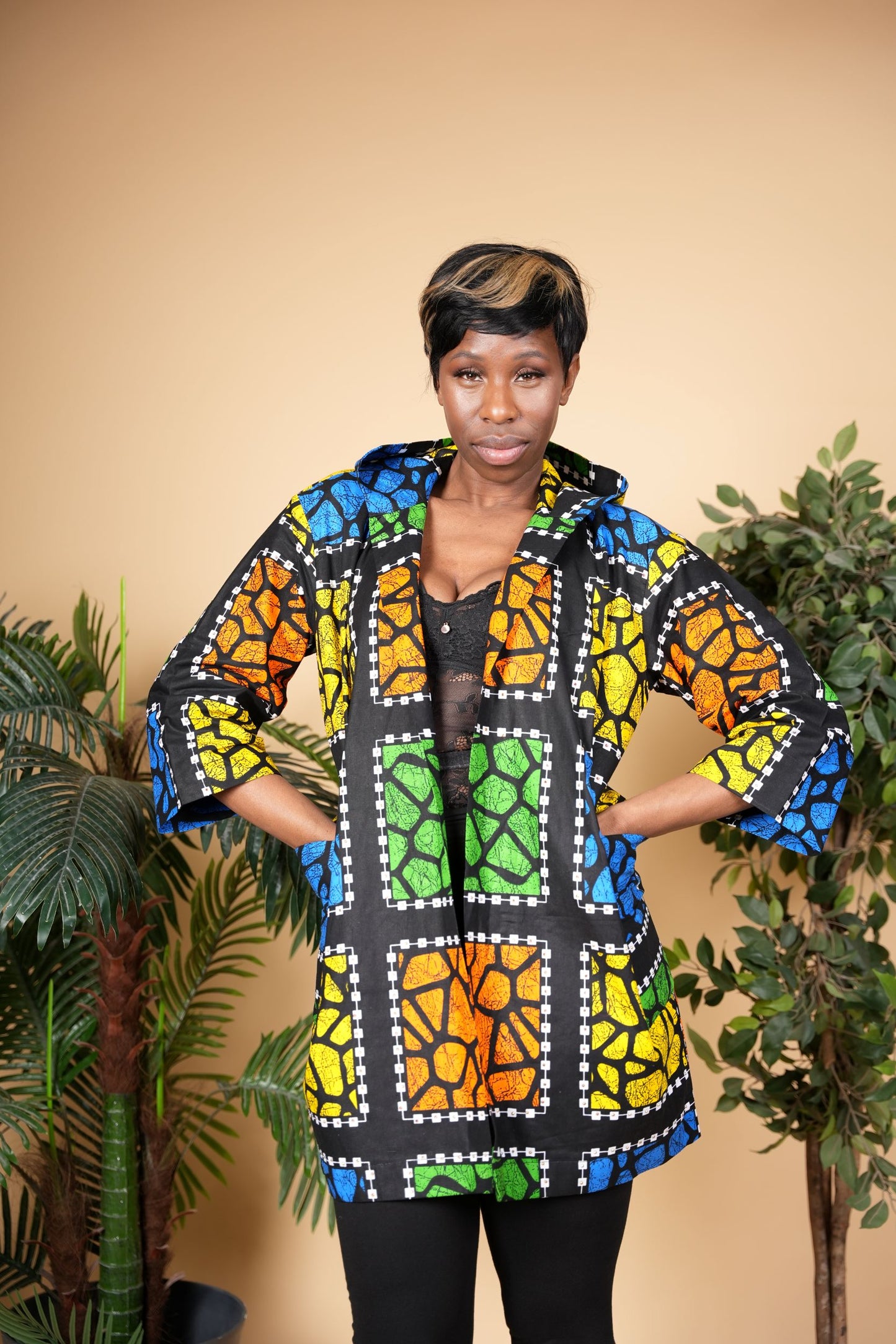 Multi Colour Unisex Kimono | Contemporary Statement Layering