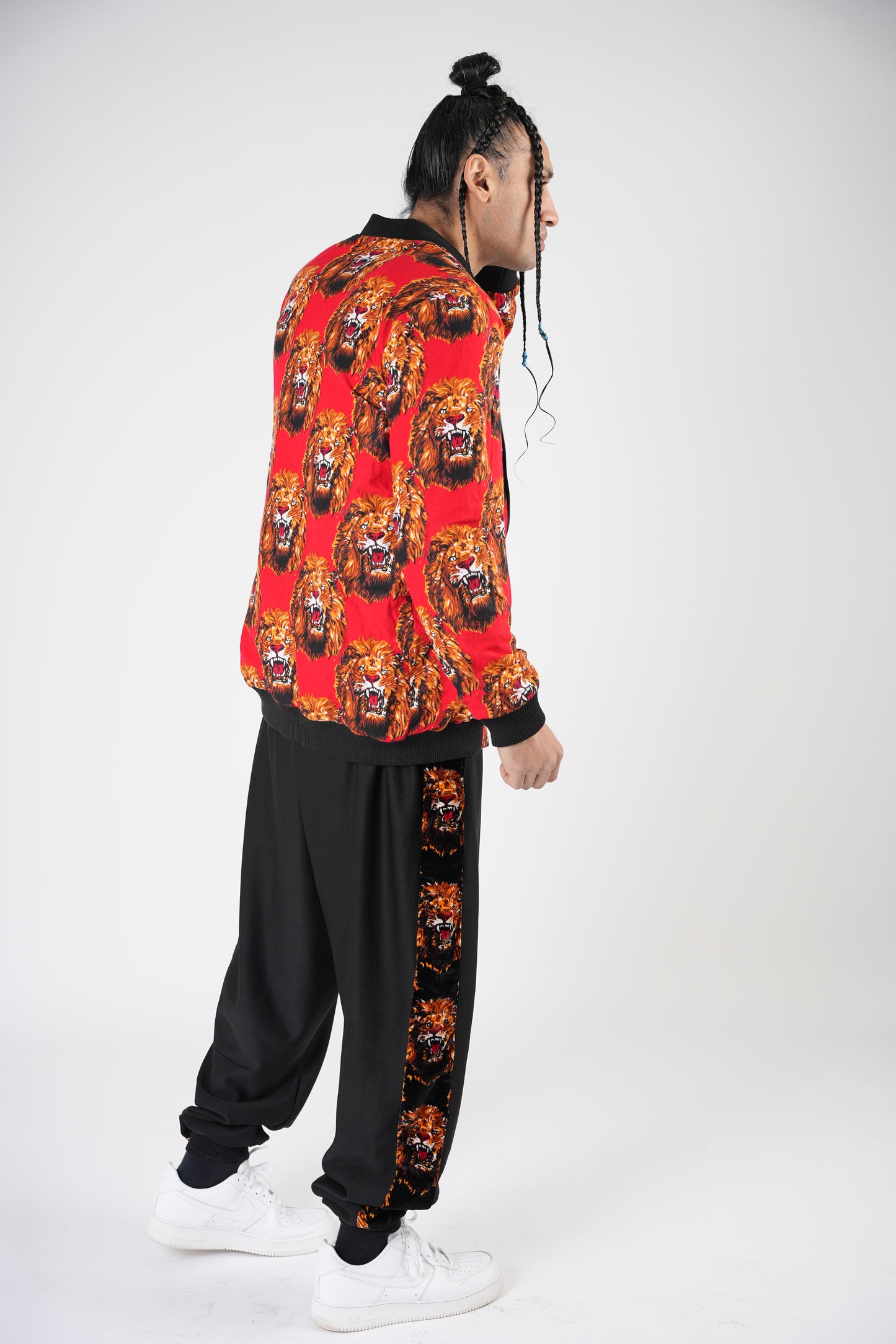 Red Lions Head (ISI AGU) Bomber Jacket Top