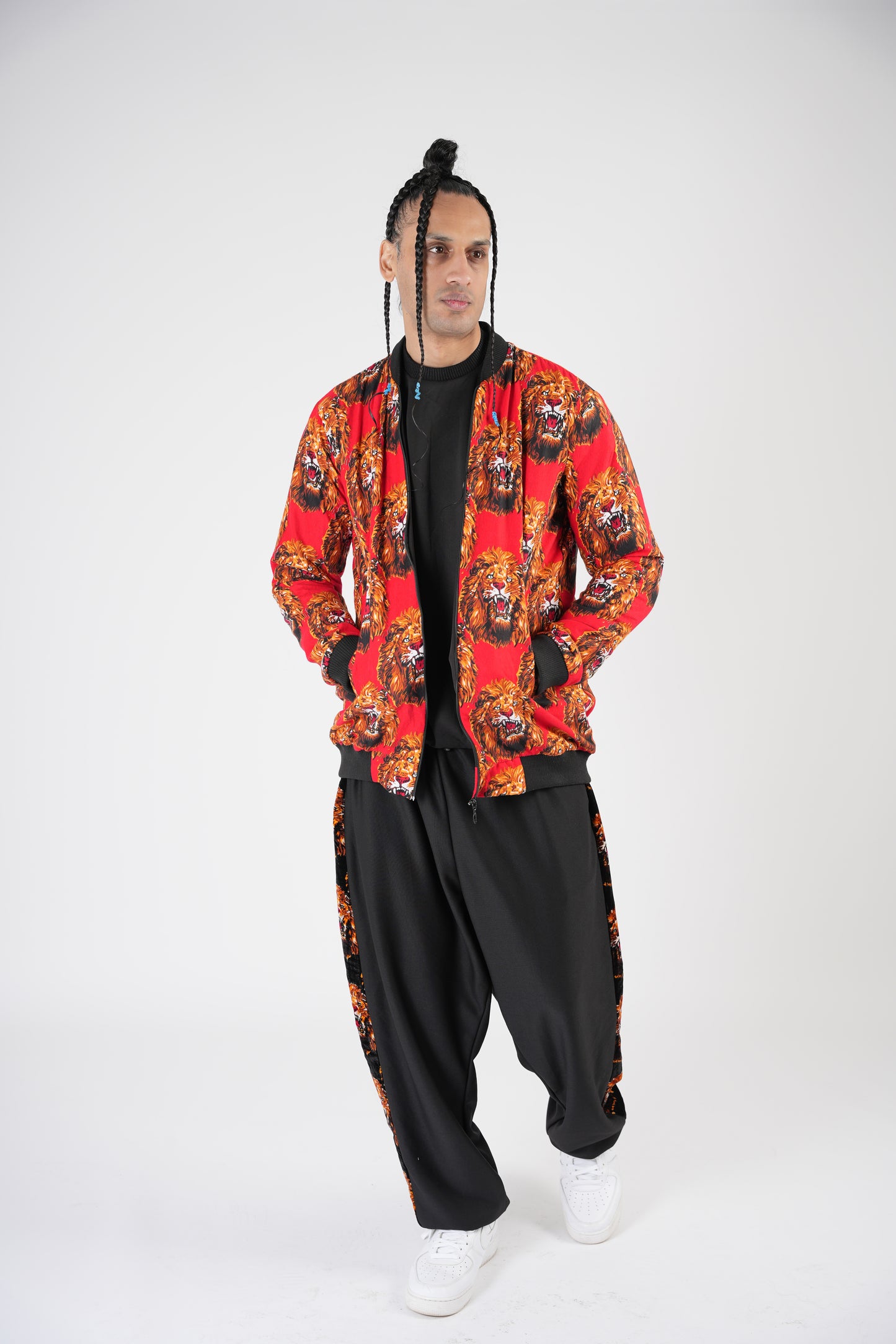 Red Lions Head (ISI AGU) Bomber Jacket Top