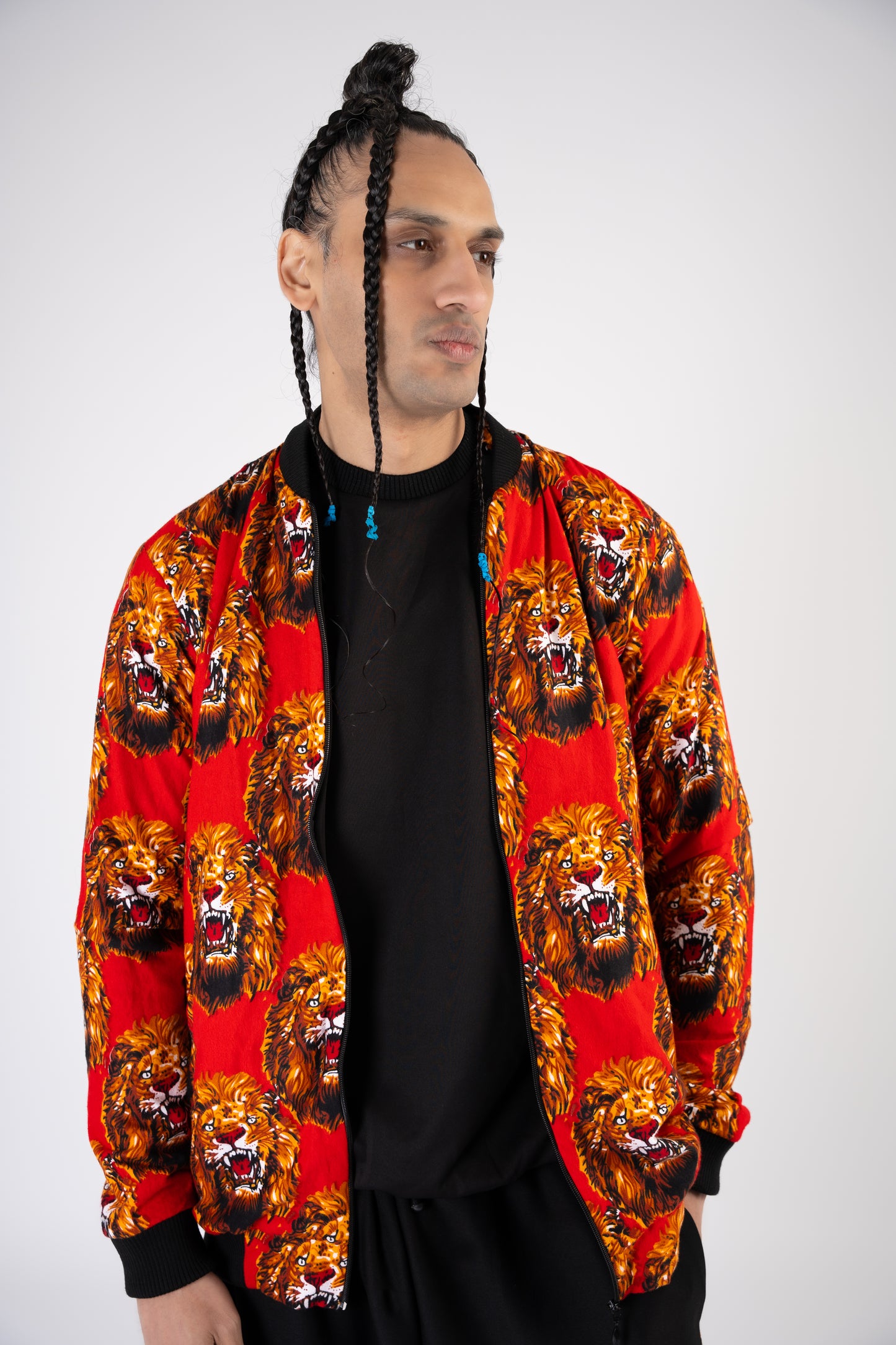 Red Lions Head (ISI AGU) Bomber Jacket Top