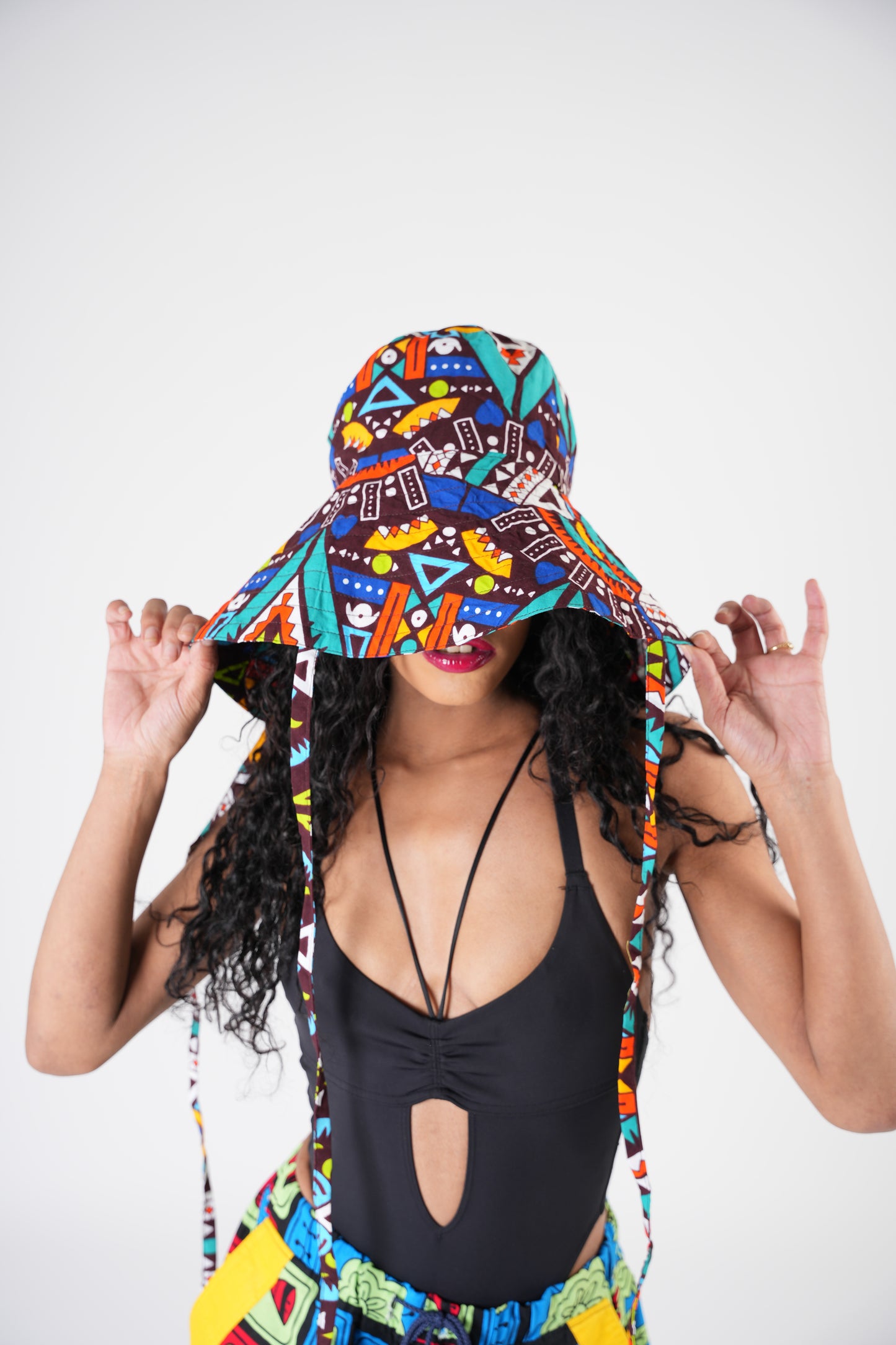 Multi Colour Ankara Bucket Hat