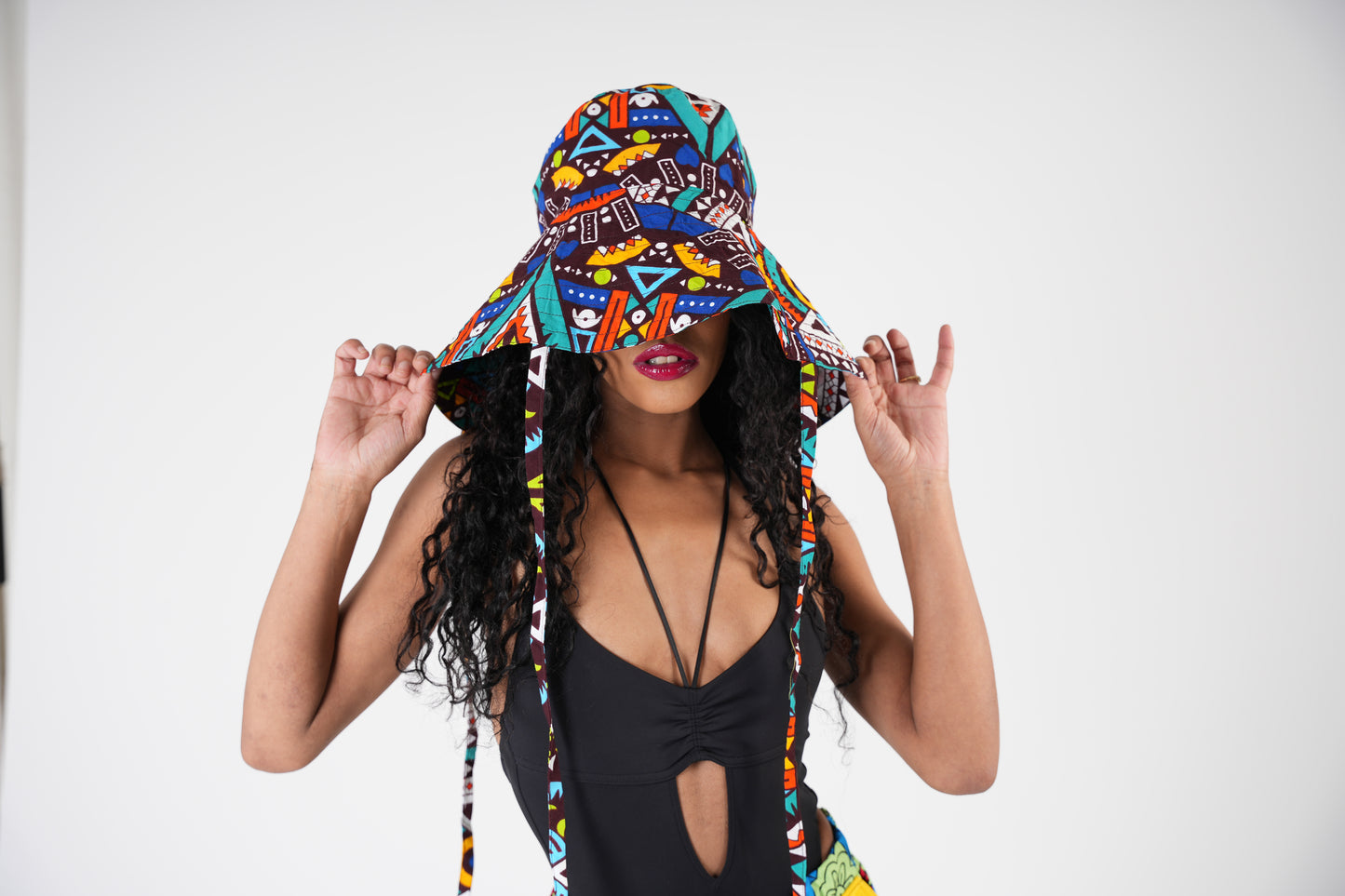 Multi Colour Ankara Bucket Hat