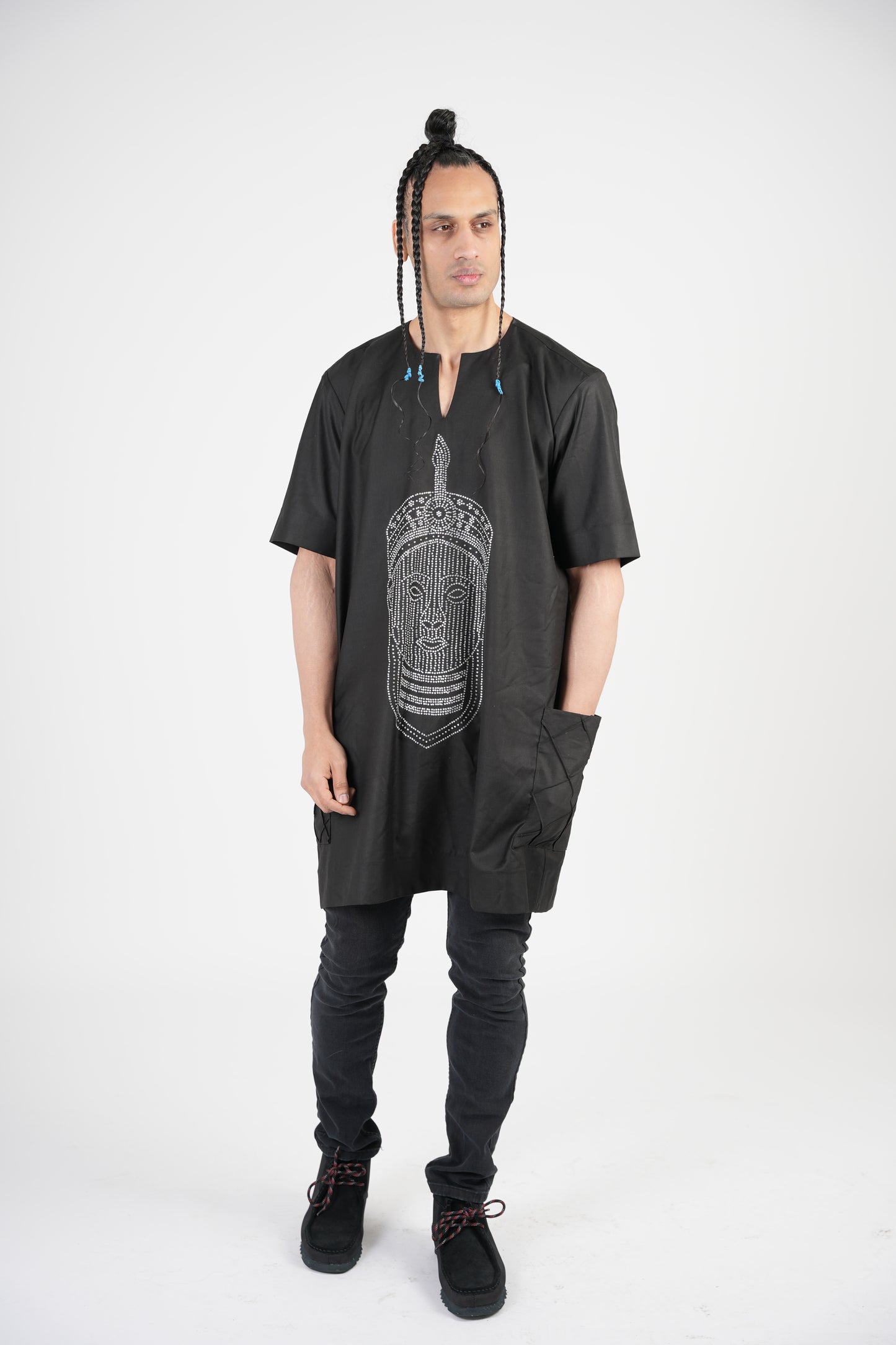 Black Short Sleeve (ILe-Ife) Shirt