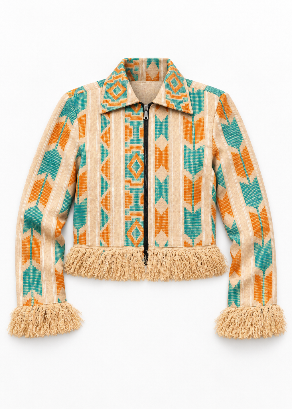 Akwete Fringe Jacket | Contemporary Streetwear