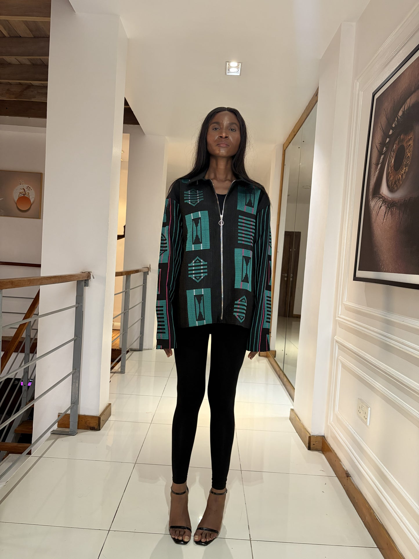 Akwete Bomber Jacket - | Contemporary Streetwear