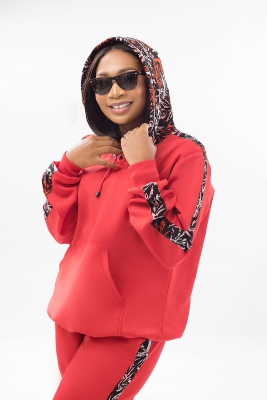Red Hoodie Set