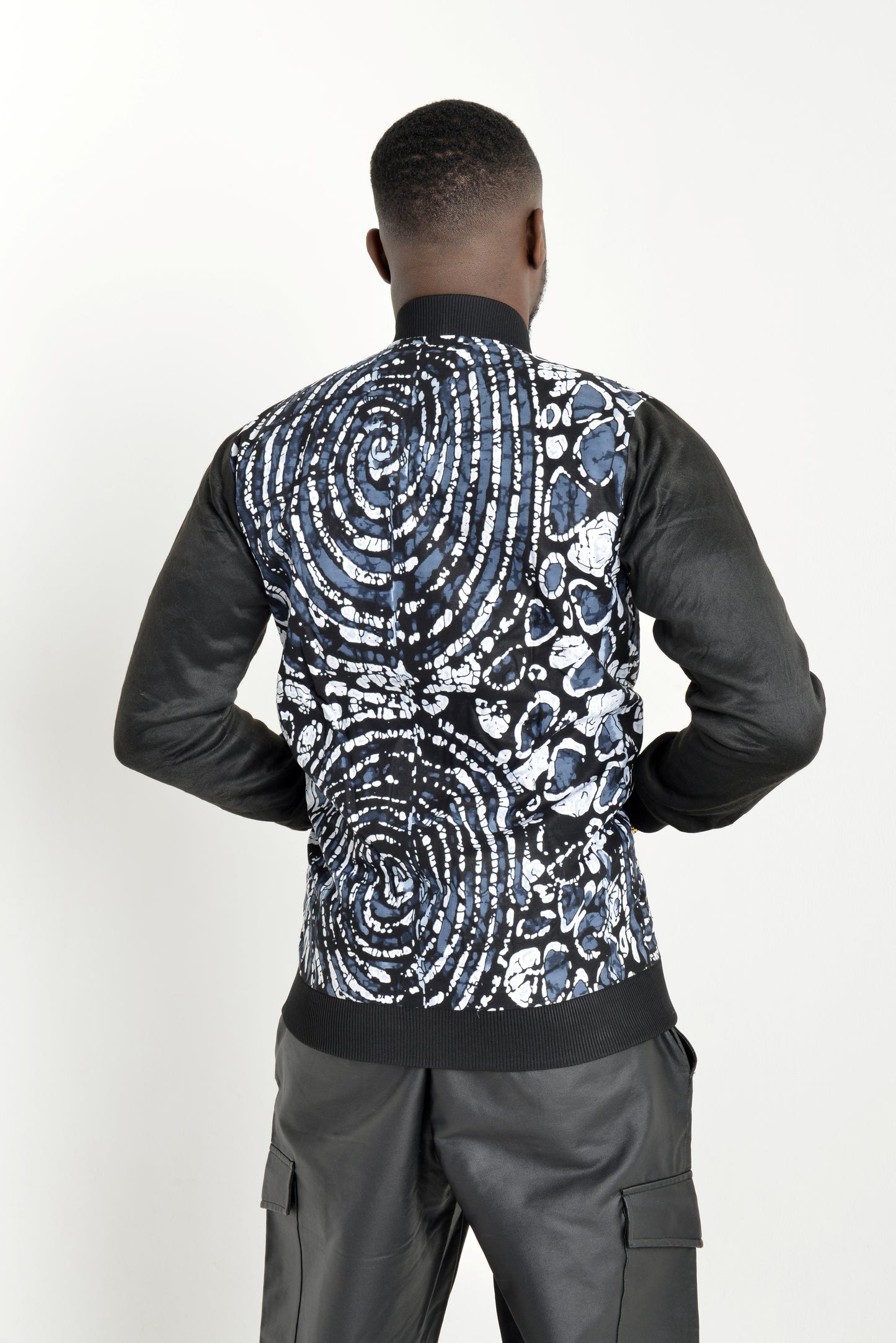 Ankara Print Bomber Jacket