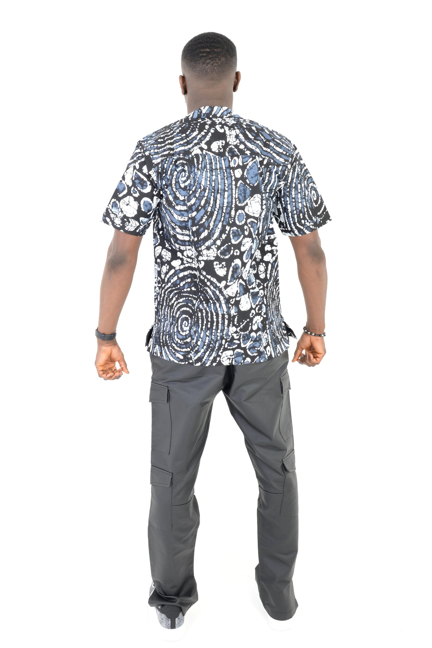 Short Sleeve Ankara Print shirt