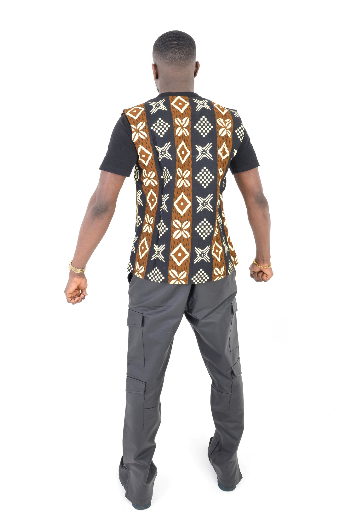 Mud cloth Tribal waistcoat