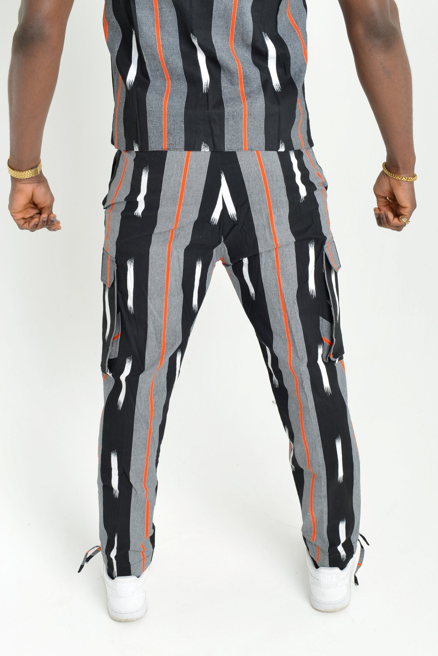 Cargo Trouser with Tribal stripes