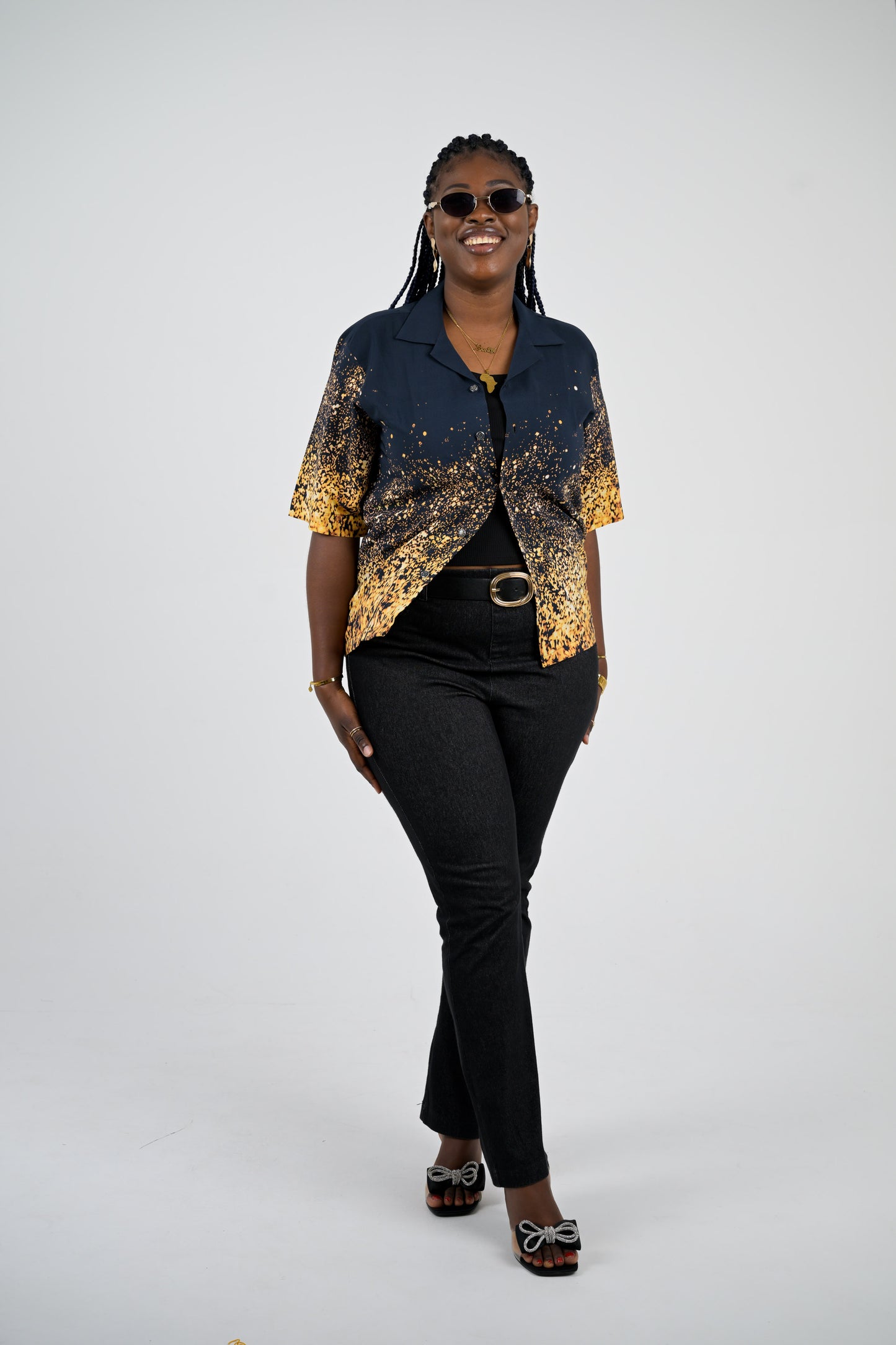 Gold Burst Short Sleeve Shirt