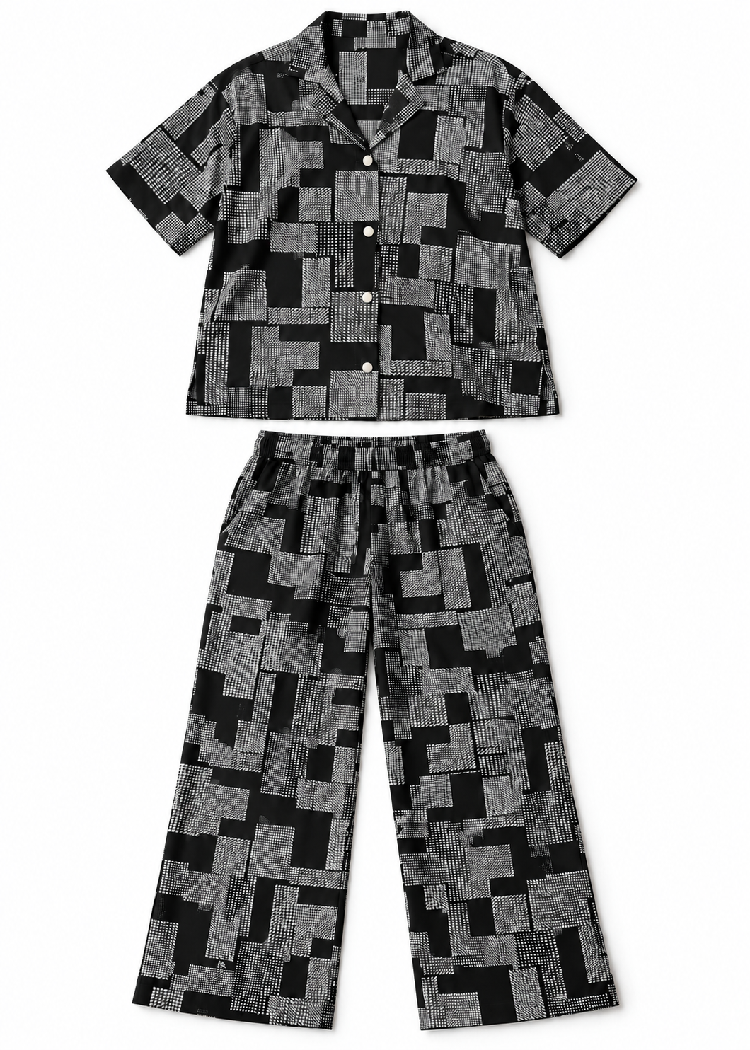 Mono Grid Co-Ord | Contemporary Minimalist Womenswear