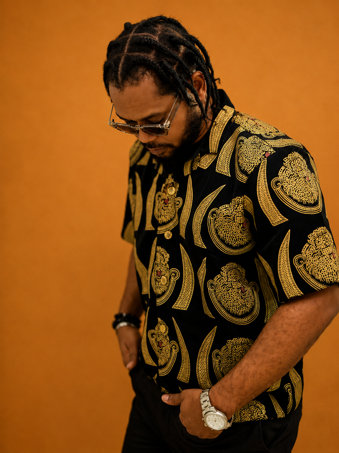 Isi Agu Elephant Tusk Print Shirt | Contemporary Nigerian Menswear
