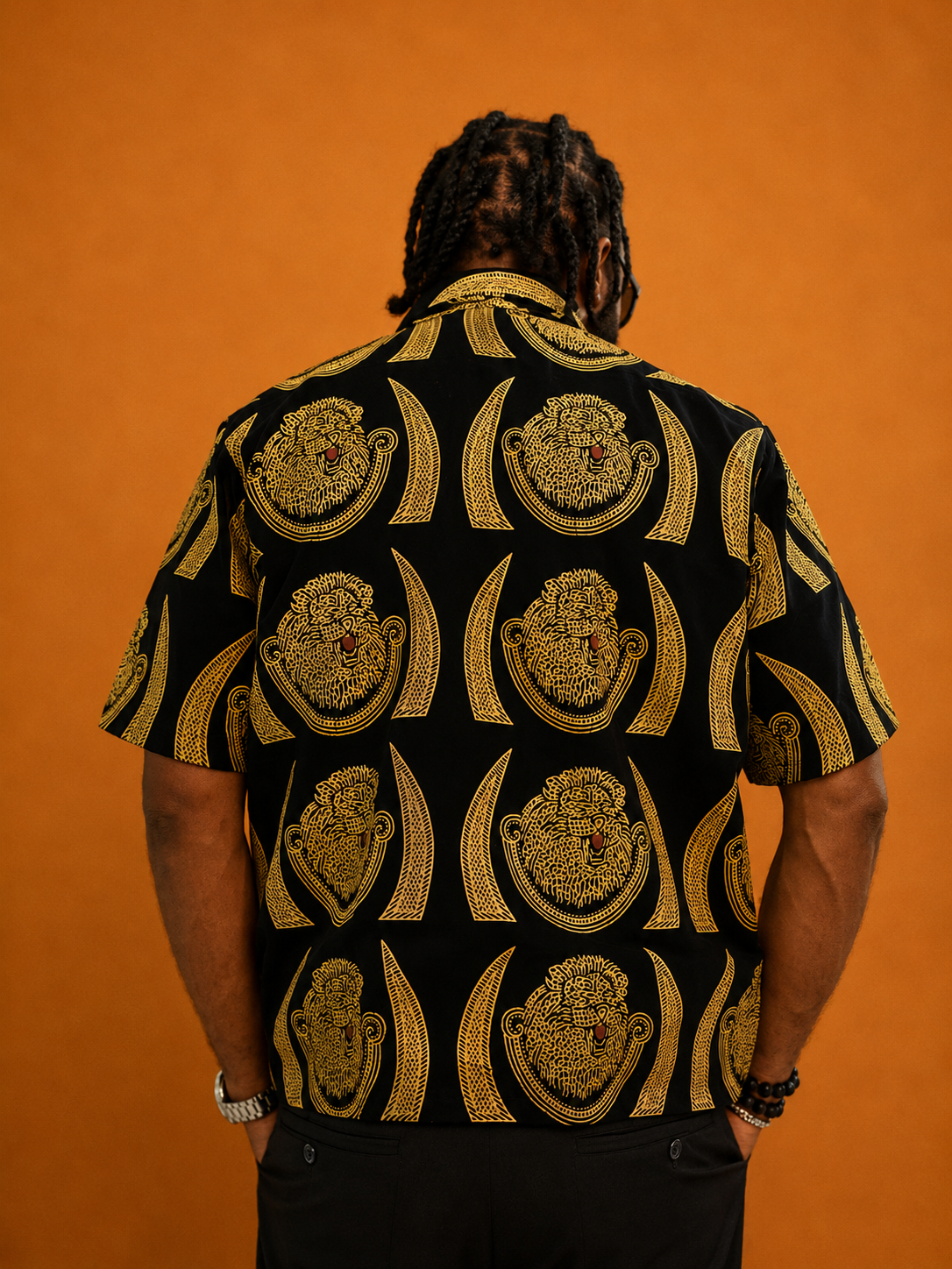 Isi Agu Elephant Tusk Print Shirt | Contemporary Nigerian Menswear