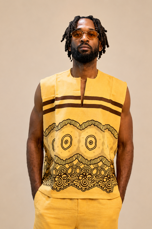 Desert Echo Linen Set | Contemporary Streetwear